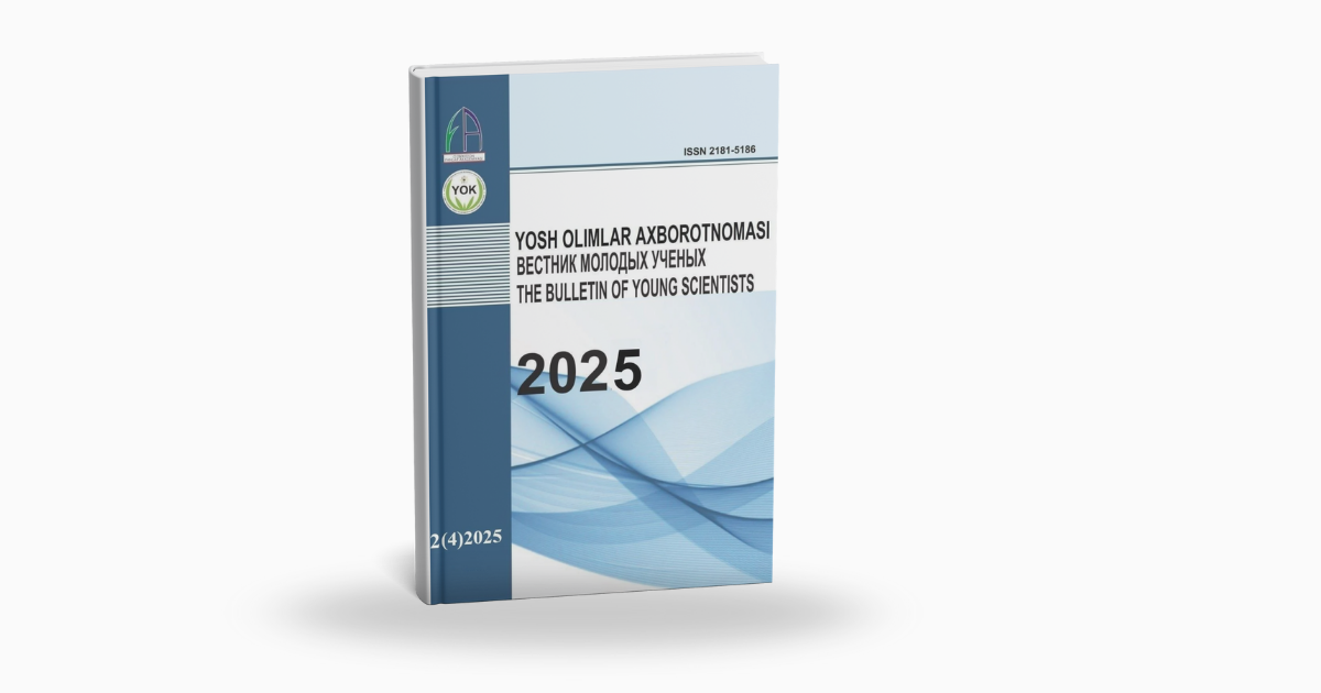 Prof. Said Gulyamov published article in scientific journal;Yosh olimlar axborotnomasi; 2(4)2025.